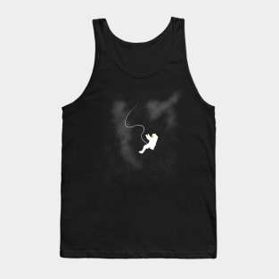 Lost Astronaut in Outer Space Tank Top